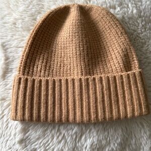 Free People Camel Knit Accessory